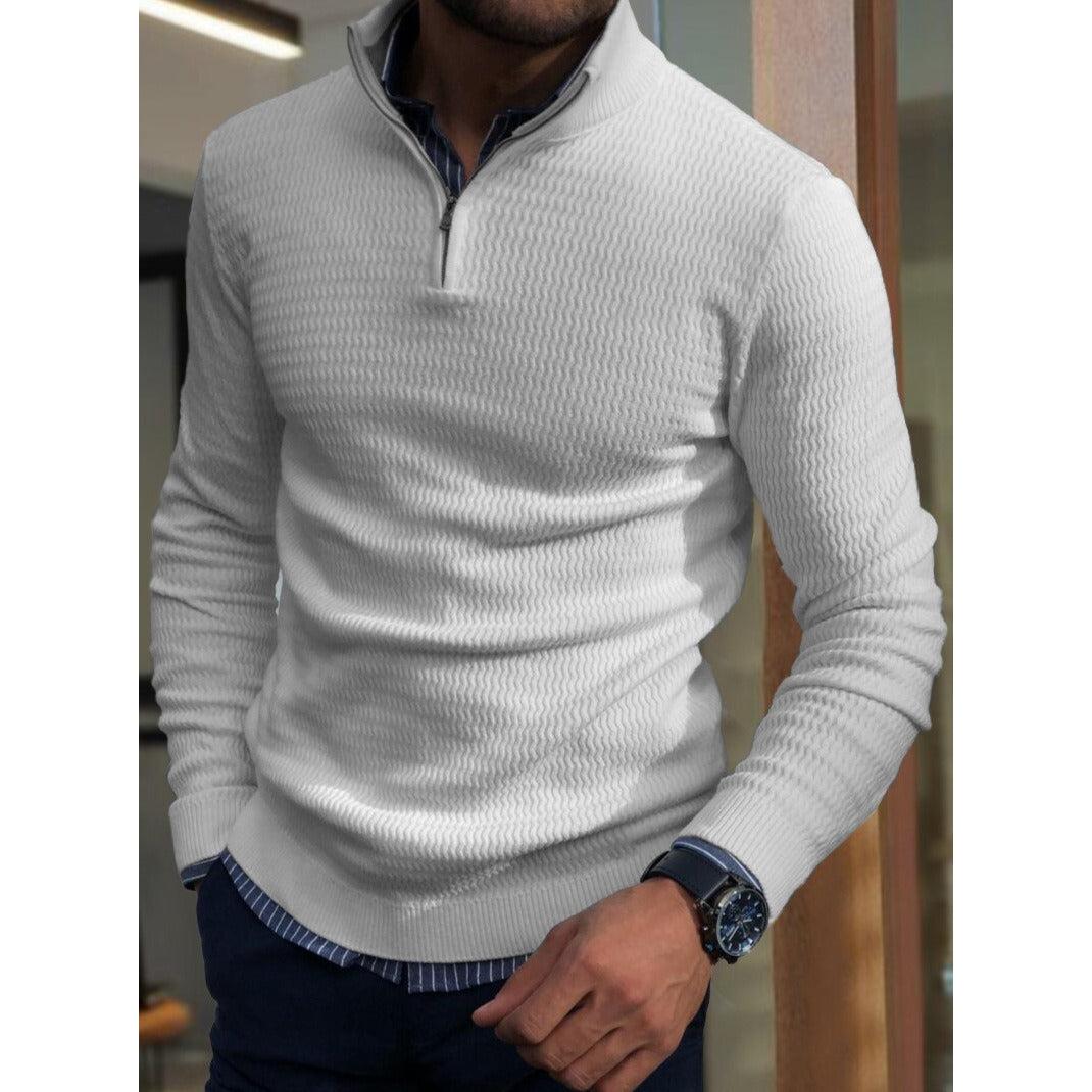 Heren poloshirt lange mouwen